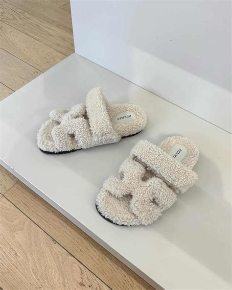 chypre fur sandals